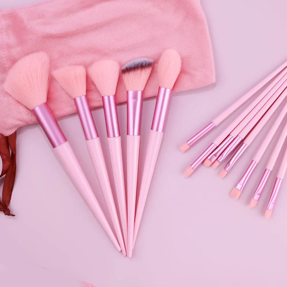 13PCS Makeup Brushes: Super Soft Essentials
