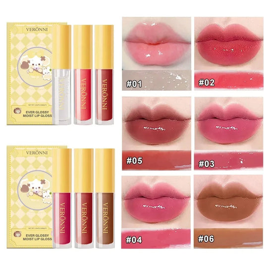 3 Pcs Lipstick Set Makeup for Women Waterproof Long Lasting Cosmetics Korean Makeup Matte lipstick Free shipping