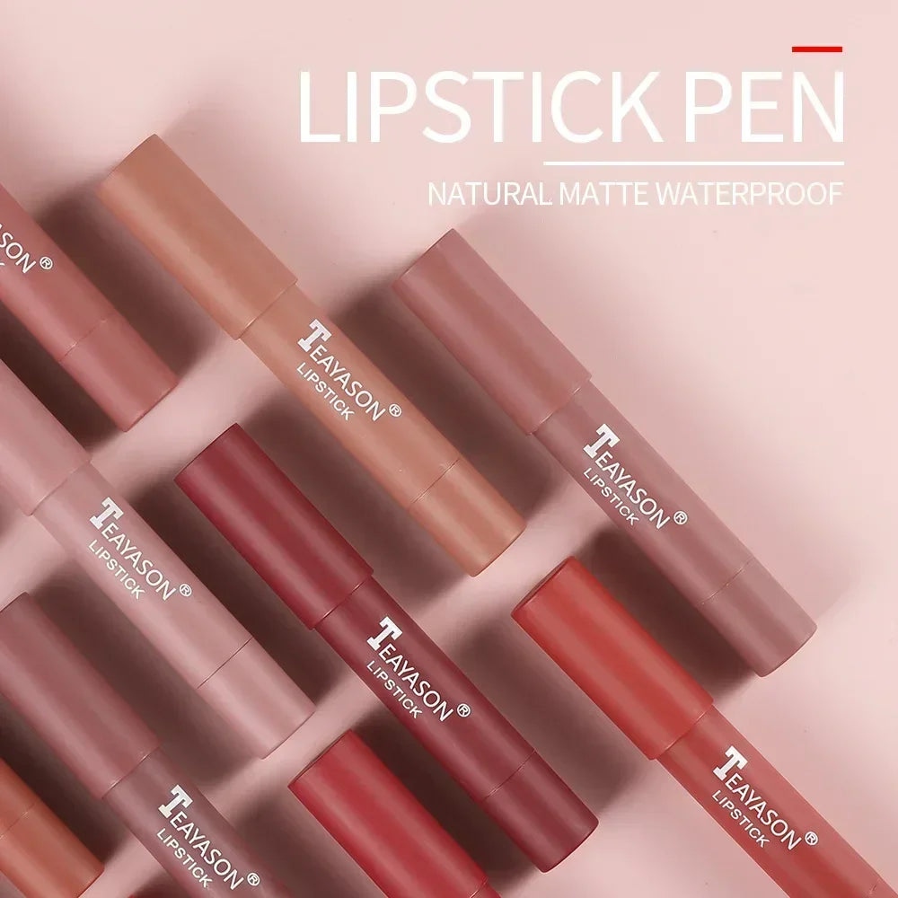 Nude Velvet Matte: Long-Lasting, Waterproof Lipstick & Liner Set
