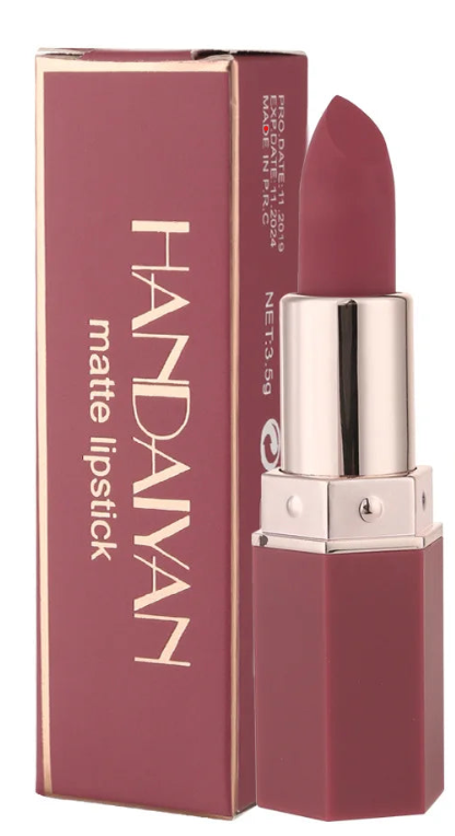 6 Shades of Chic: HANDAIYAN Matte Lipstick Set, Lasts 24 Hours