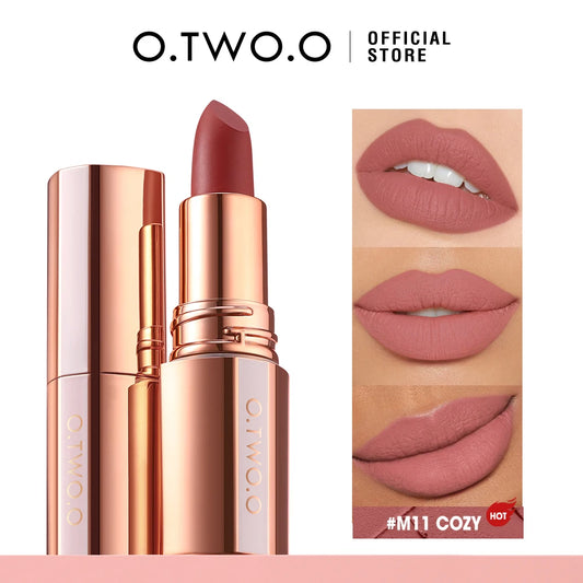 O.TWO.O Lipstick: Waterproof, Long Lasting Velvet Matte Lip Glaze
