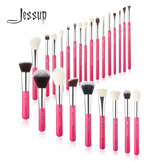 Pro Beauty Mastery: 25pcs Jessup Brush Set (Model T195)