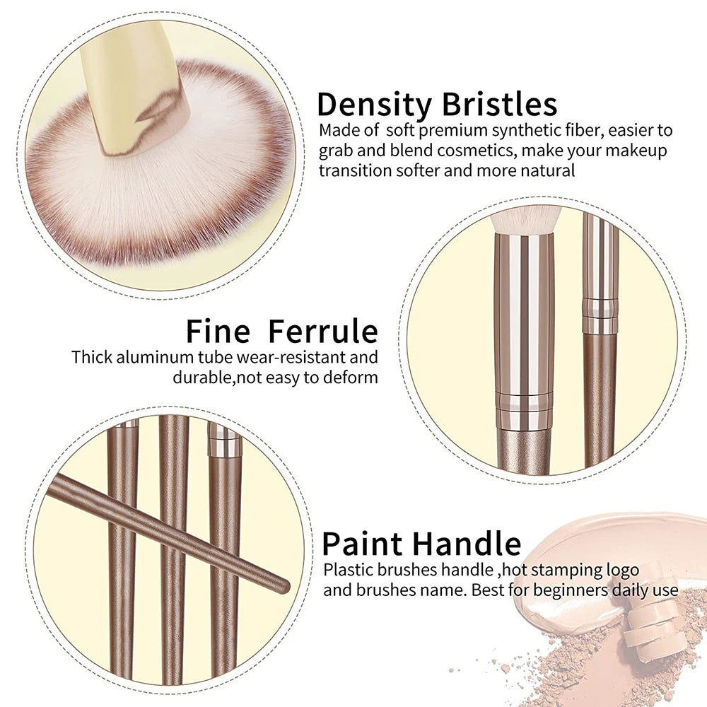 Professional Makeup Brush Set: Super Soft Essentials