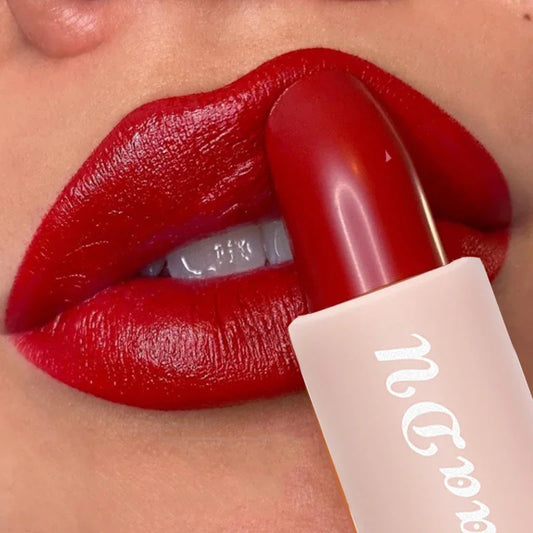 1PC Matte Nude Lippenstift Wasserdicht Langlebig Antihaft-Cup Sexy Rot Rosa Samt Lippenstifte Frauen Make-Up Kosmetik 15 Farben