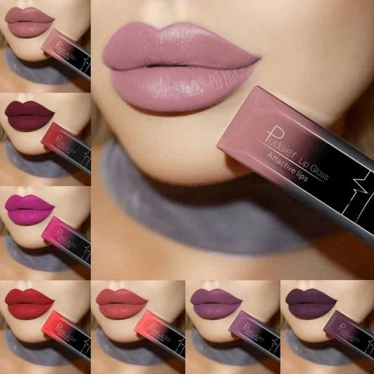 Bestes Lippen-Makeup, 17 Farben, sexy, matt, langanhaltend, Lipgloss, flüssiger Lippenstift, Lippencreme