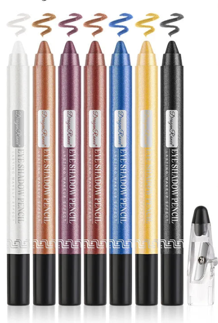 Pearlescent Eyeshadow Pencil: Glitter, Long-lasting, Matte